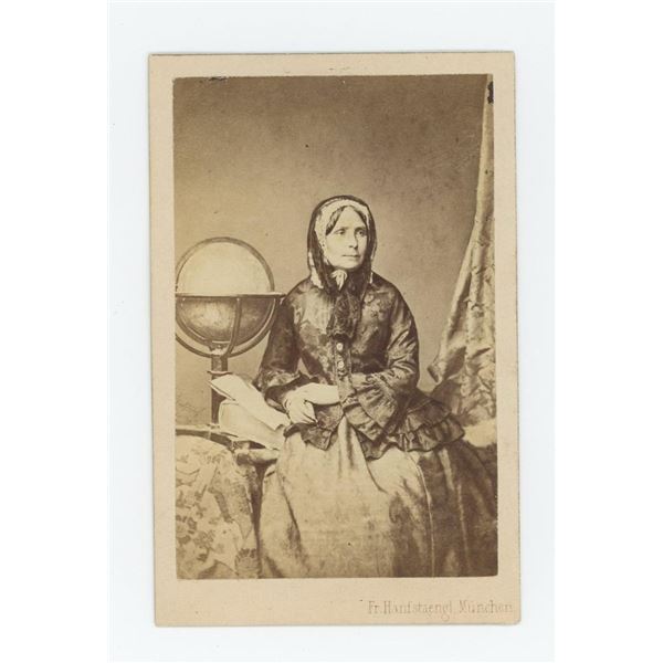 Ida Pfeiffer Ethnographer Signed CDV Photo
