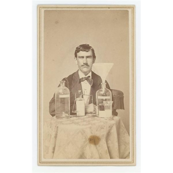 John C. McCullough Indiana Physician CDV Photo