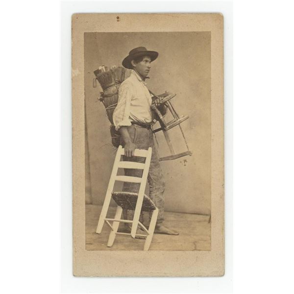 Italy Occupational Chair Caner Peddler CDV Photo