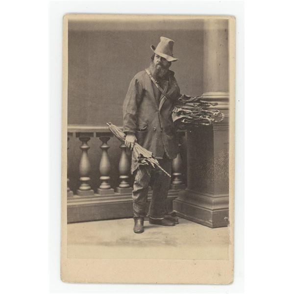 Occupational Umbrella Seller Peddler Photo