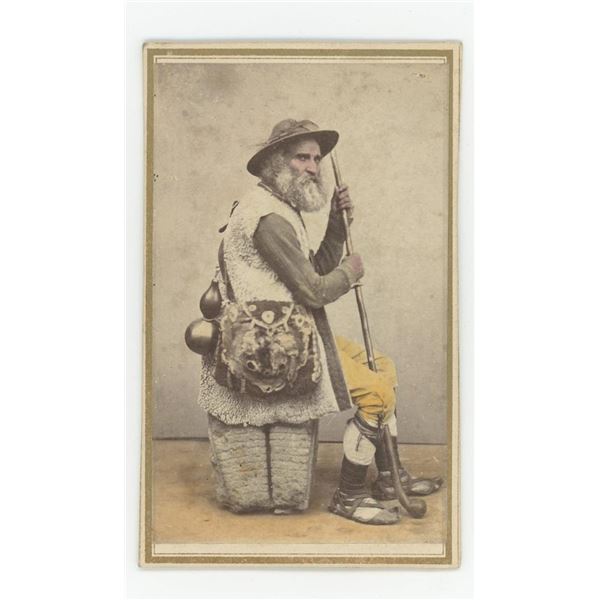 Italian Occupational Hunter CDV Photo