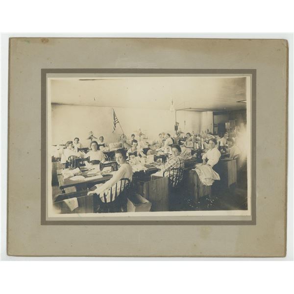 Elgin Illinois Factory Sewing Cabinet Photo