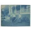 Image 1 : Women Riding Bicycles Cyanotype Photo