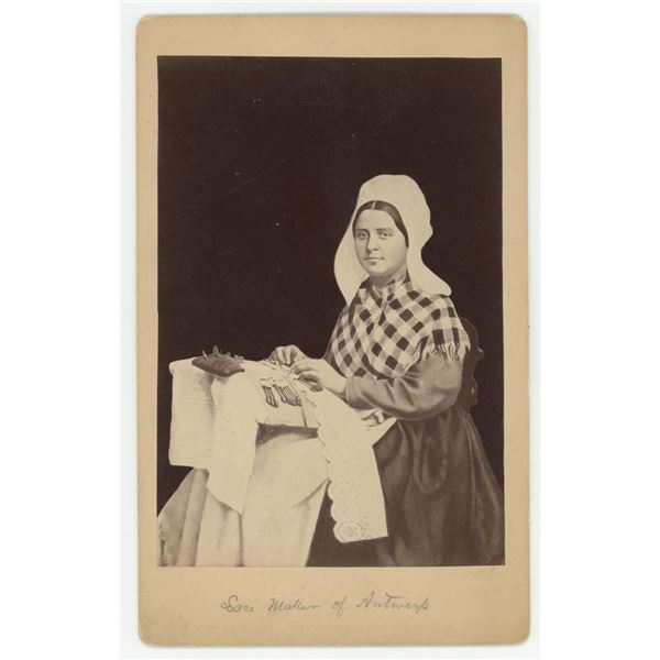 Lace Maker of Antwerp Cabinet Photo