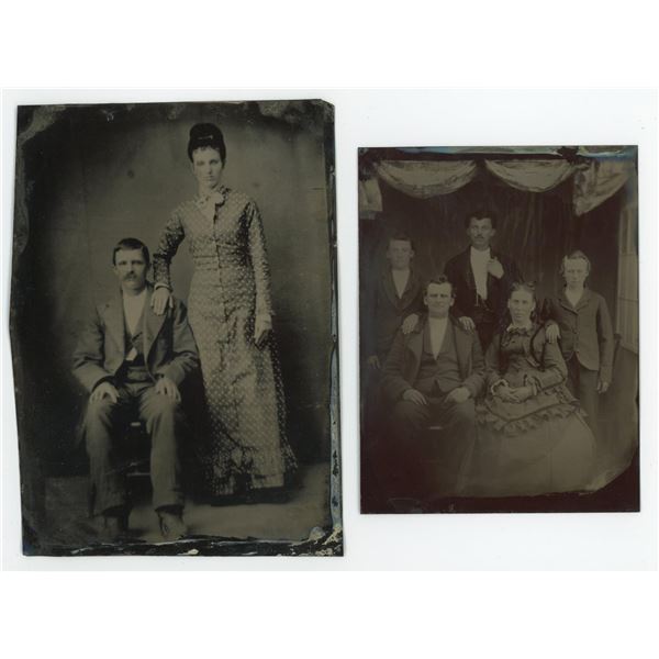 Blind and Deaf Disabled People Tintype Photos