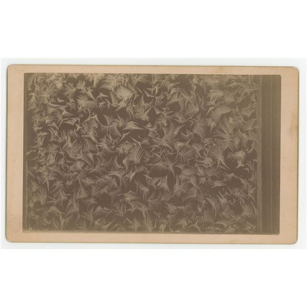 Frost on Glass Science Snowflake Cabinet Photo