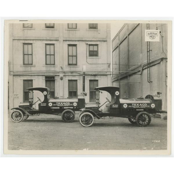 Texaco Gasoline Tanker Gas Truck Photo