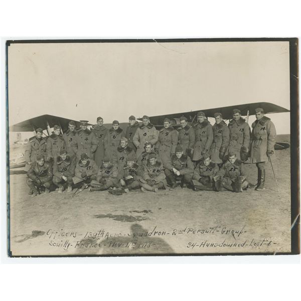WWI WW1 US Army Air Service Photo Armistice Day