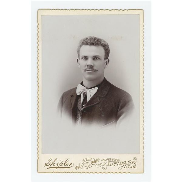 Utah African American Black Cabinet Card Photo
