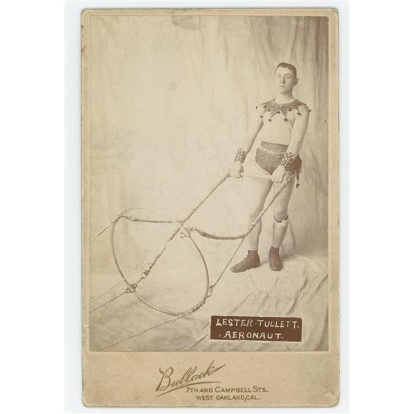 Lester Tullett Aeronaut Sideshow Cabinet Photo