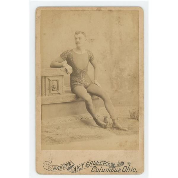 Ned Hathaway Daredevil Balloonist Cabinet Photo