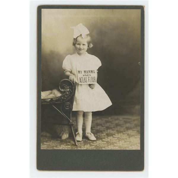 Walking Billboard Atlas Flour Cabinet Photo