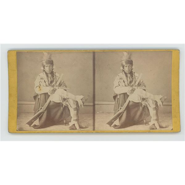 Byron Gurnsey The Crane Indian Stereoview