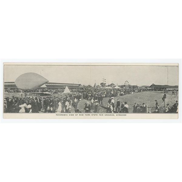 New York State Fair Airship Postcard