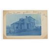 Image 1 : Wisconsin Victorian House Cyanotype RPPC Postcard