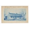 Image 1 : Wisconsin House Cyanotype RPPC Postcard