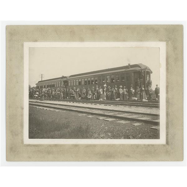 St Paul Minnesota Railroad Cabinet Photo