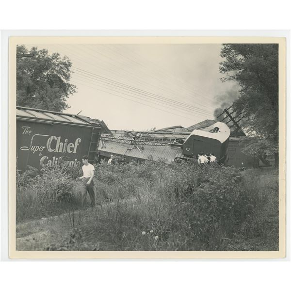 California Train Derailment Accident Photo