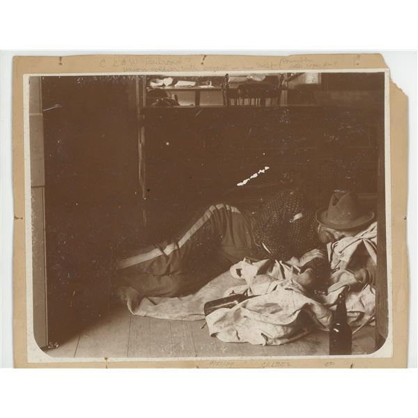 CL&W Railway Indian Wars Soldier Transport Photo