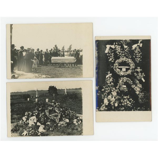 Post Mortem Funeral Burial RPPC Postcards
