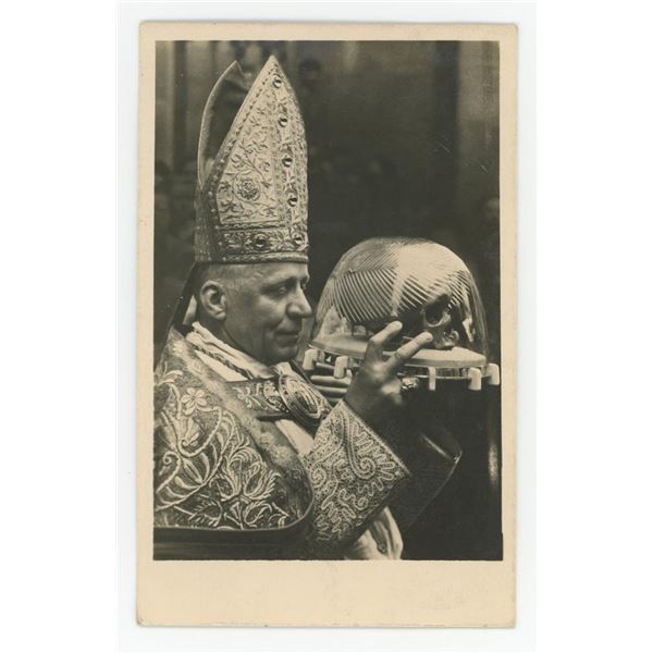 Cardinal Josef Beran St Adalbert Skull Postcard