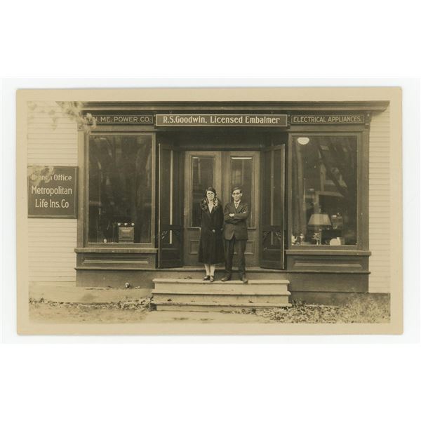 Licensed Embalmer RPPC Postcard