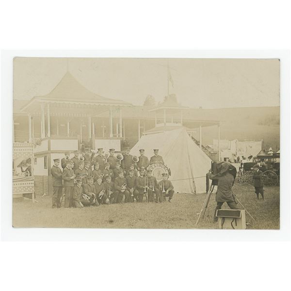 Irasburg Vermont Band RPPC Postcard