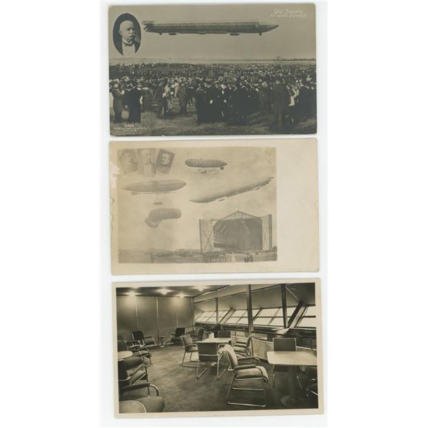 Graf Zeppelin Airship RPPC Postcards