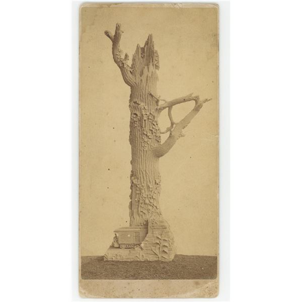 Chicago Rustic Monument Cemetery Cabinet Photo