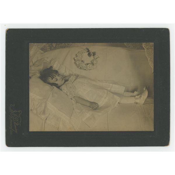 Canada Post Mortem Baby Cabinet Card Photo
