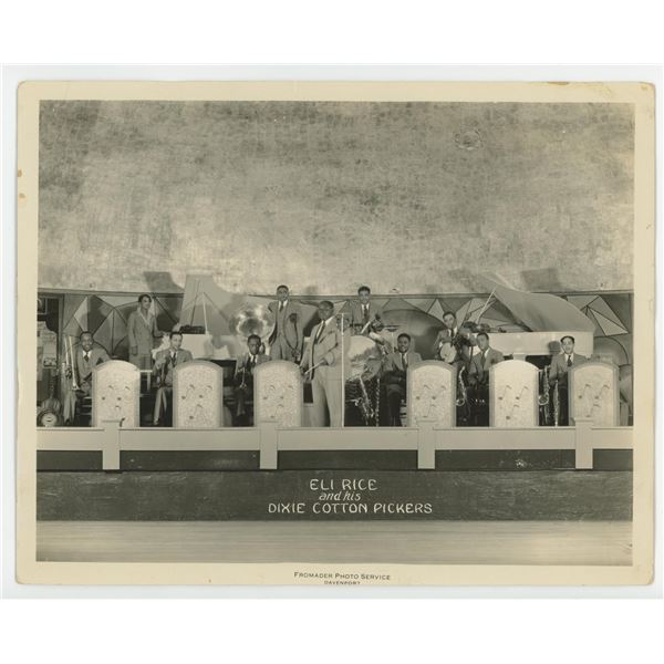 Eli Rice Dixie Cotton Pickers Jazz Band Photo