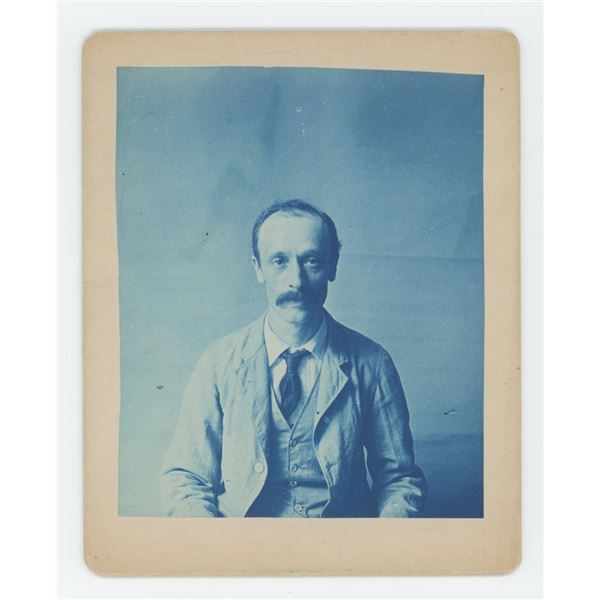 Max Karl Ernst Ludwig Planck Cyanotype Photo