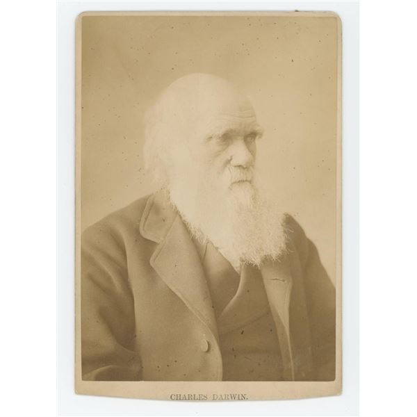 Elliot and Fry Charles Darwin Cabinet Photo