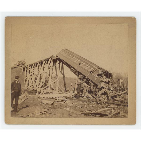 Iowa Train Derailment Accident Photo