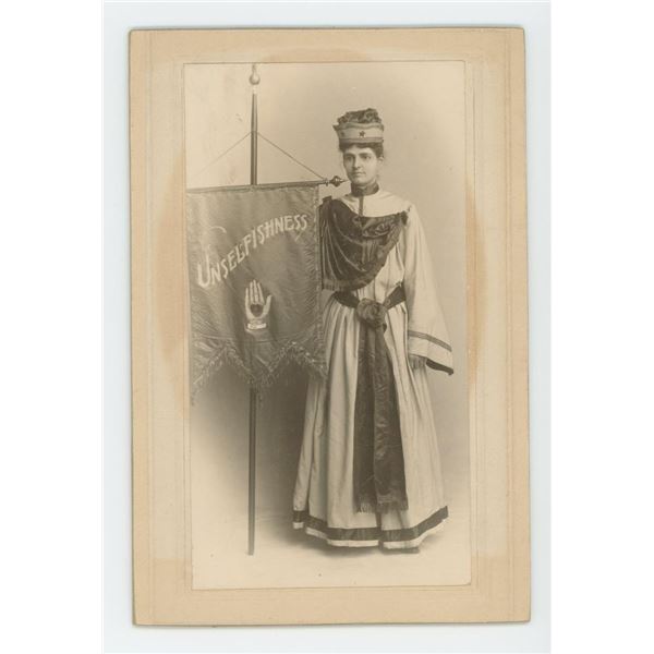 Royal Neighbors of America Banner Lady Photo