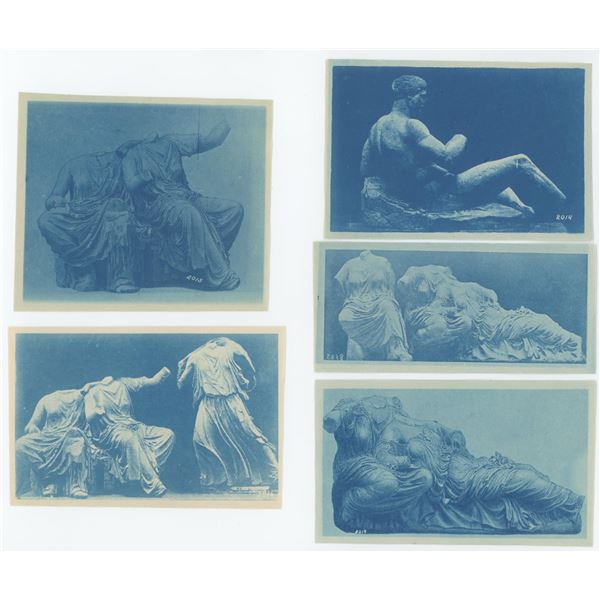 Cyanotype Parthenon Sculpture Photos