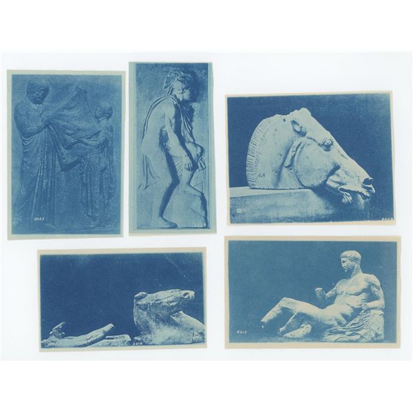 Cyanotype Parthenon Sculpture Photos
