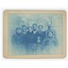 Image 1 : Family Portrait Cyanotype Photo