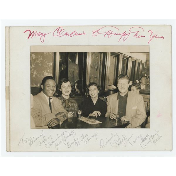 Count Basie Brass Rail Jazz Club Signed Photo