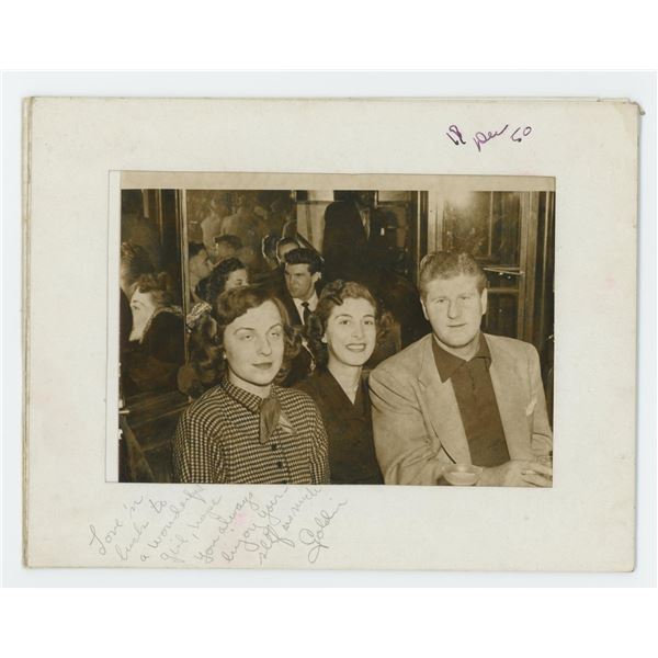 Count Basie Capitol Jazz Club Signed Photo