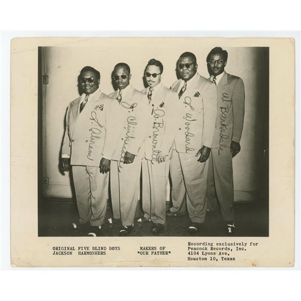 Original Five Blind Boys of Mississippi Photo