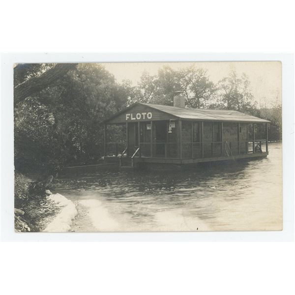 Floating Photography Studio Floto RPPC Postcard