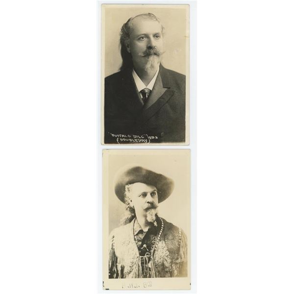 William Cody Buffalo Bill Cody RPPC Postcards