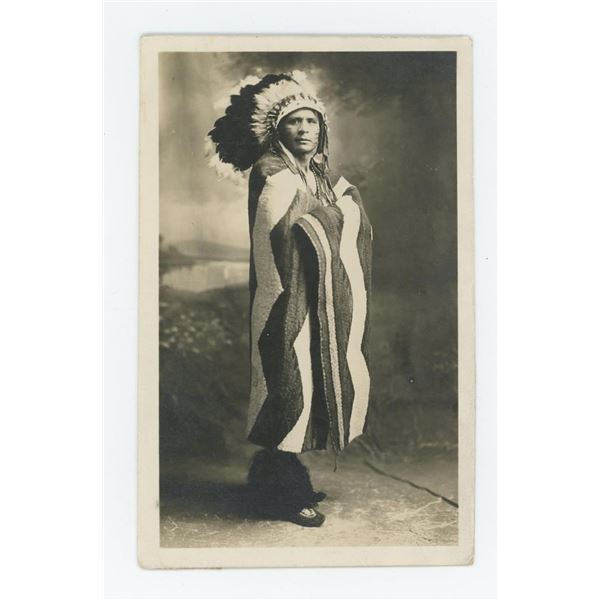 James Paytiamo Native American Indian RPPC