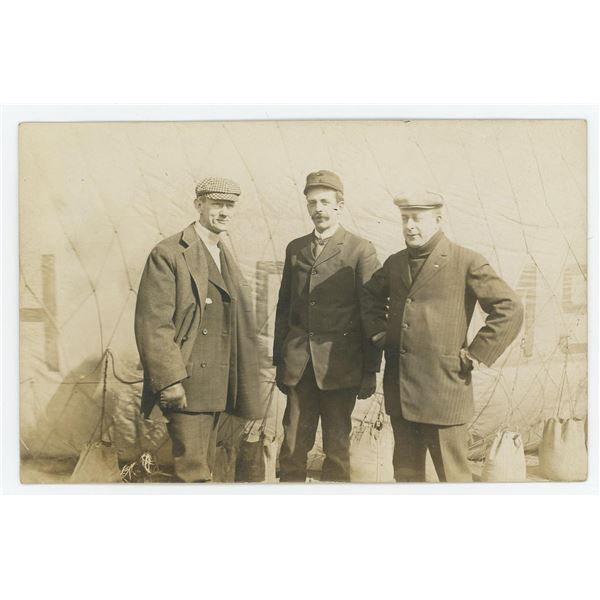 North Adams Massachusetts Aviators Balloon RPPC