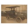 Image 1 : Couple Driving Model T Touring Car Photo