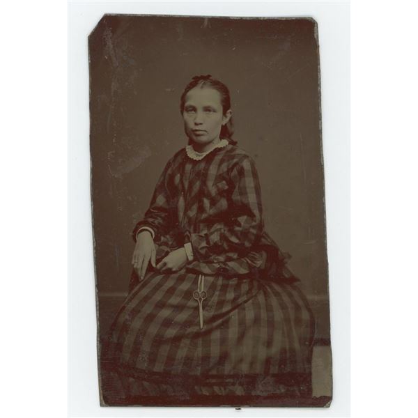 Occupational Seamstress Tintype Photo