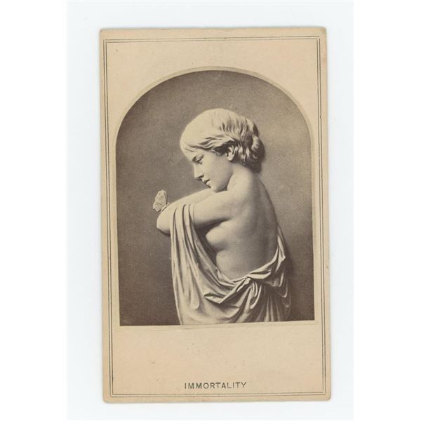 Immortality Erastus Dow Palmer Sculpture CDV Photo