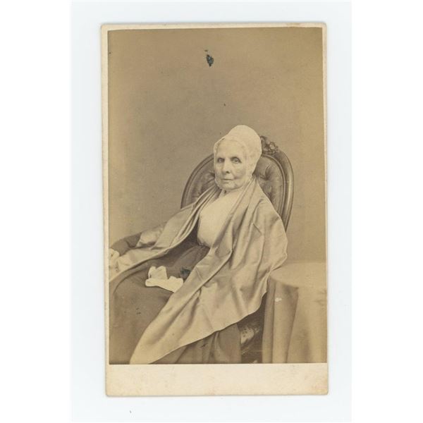 Quaker Sarah Underhill Philadelphia CDV Photo