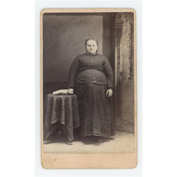 Female Minister Preacher Wisconsin CDV Photo